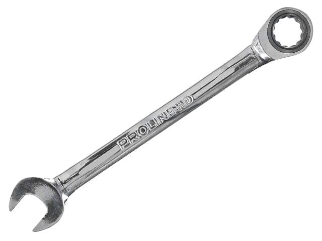 Cheie combinată cu piedică 18mm PROLINE, oțel cromat, 236mm