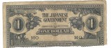 Bancnota 1 dollar 1942-1945 - Malaya, sub guvern japonez, uzata