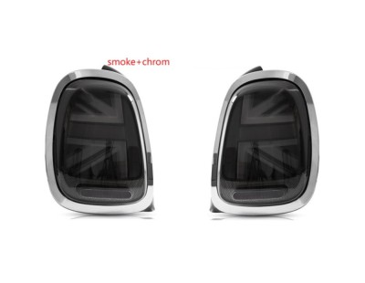 Set lampa spate spate MINI HATCH/CLUBMAN (F54/F55/F56/F57), 02.2014-2019, partea stanga, dynamic indicator; LED; inel cromat, fumuriu; TUNING, foto