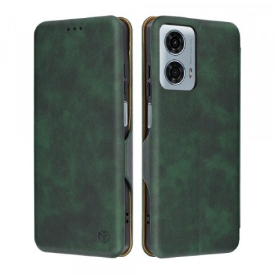 Husa pentru Motorola Moto G24 Power, Techsuit, Safe Wallet Plus, Verde foto