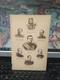 Gravură Milan I al Serbiei, Milanu IV, Archimandritulu Duciciu, Generalu Lesianinu, Ranco Alimpiciu..., Războiul ruso-turc 1877-1878, 1878, 181