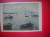 HOPCT 23477 VULCANUL VEZUVIU- 1909- ALBERT MARQUET 1875-1947 --MUZEE RUSIA - CP PICTURA --NECIRCULATA
