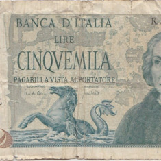 ITALIA 5000 LIRE 1971 UZATA