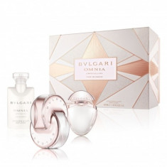 Seturi Femei, Bvlgari Omnia Crystalline Apa de Toaleta 40 ml + Lotiune de corp 40 ml + Gel de du? 40 ml, 40 + 40 + 40ml foto