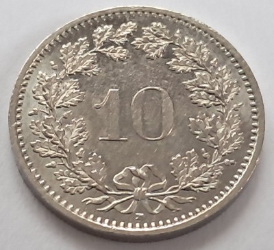 Elvetia, 10 Rappen 1989 foto
