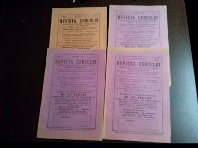 REVISTA CERCULUI FARMACISTILOR din Constanta - Anul IV 1927, No. 1, 2, 3, 4 foto