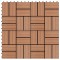 vidaXL Plăci de pardoseală 11 buc, maro, 30 x 30 cm, WPC, 1 mp