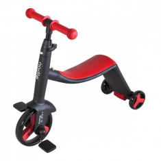 Tricicleta Nadle 3in1 pentru copii, rosu-negru foto