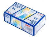 Mănuşi de protecţie nitril PLAST XL albastre 100 buc cod 12-13-240