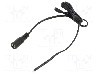 Cablu alimentare DC, DC 5,5/2,1 soclu, negru, negru si gri, 1m, POS - POSDC-T-S21-1.0