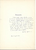 A3265N Document scris și semnat olograf de Dimitrie Ignea (Dumitru Ignea), 1969, Iași