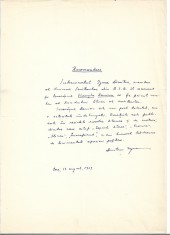 A3265N Document scris și semnat olograf de Dimitrie Ignea (Dumitru Ignea), 1969, Iași