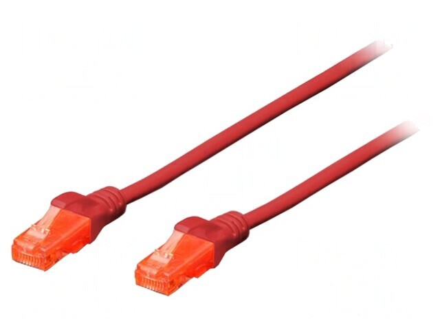 Patch Cord UTP Cat5e 25m Roșu PVC
