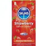 Skins-Prezervative Premium Căpșuni Pachet 8
