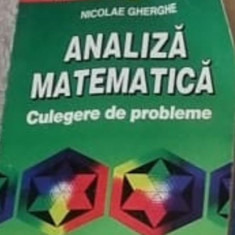 Nicolae Gherghe - Analiza Matematica. Culegere de Probleme