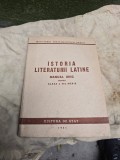 Istoria literaturii latine - Manual unic pentru clasa a XI-a Medie