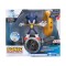 Figurina Sonic the Hedgehog, cu skateboard RC