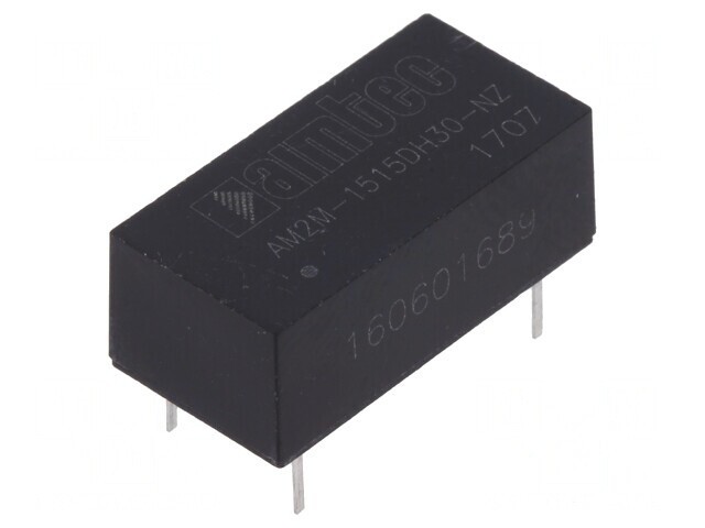 Convertor DC/DC 2W 15V/-15V 13.5-16.5V