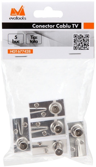 Conector Cablu Tv Tata (5 Bucati)
