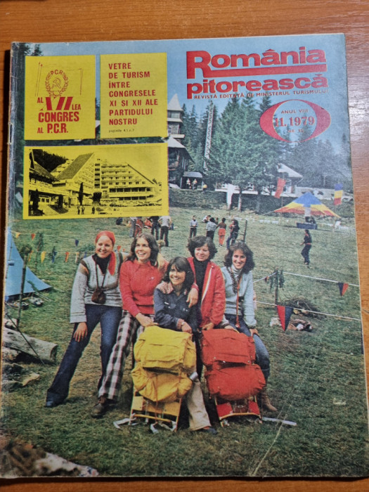 romania pitoreasca noiembrie 1979-art. harghita,cluj napoca,neamt