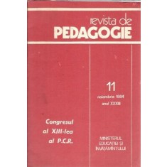 Revista de Pegagogie - noiembrie 1984