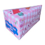Cutie Felie Tort Personalizabil Model Peppa Pig Carton Lucios Ambalaj Cadou Petreceri Copii Aniversari, Oem