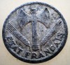 7.423 FRANTA WWII VICHY 1 FRANC 1944 C Castelsarrasin, Europa, Aluminiu
