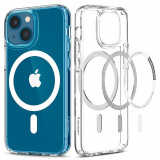 Husa Spigen Ultra Hybrid Mag MagSafe pentru Apple iPhone 13 Alb, Carcasa