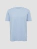 Tricou barbati cu decolteu la baza gatului si croiala Regular fit, Albastru deschis, S, 2XL, L, M, XL