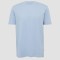 Tricou barbati cu decolteu la baza gatului si croiala Regular fit, Albastru deschis, S