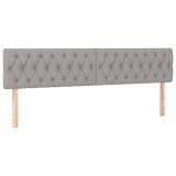 Cumpara ieftin Tablii de pat, gri deschis, 180x7x78/88 cm, textil