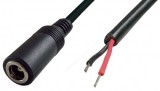 Cablu alim 2.5x5.5mm-2fire m- 1m