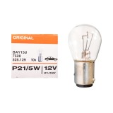 Bec auto Osram P21/5W 12V BAY15d original pentru semnalizare si stop
