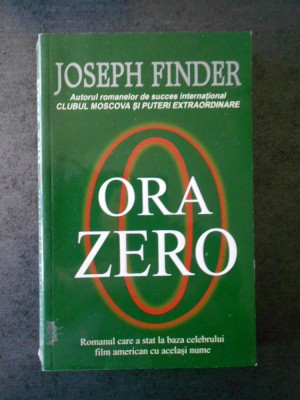 JOSEPH FINDER - ORA ZERO foto