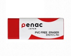 Radiera Medie Penac , 100% Cauciuc, 43 X 21 X 13mm - Culoare Rosie foto