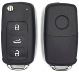 Cheie Briceag VW Golf 6, 3 Butoane, 434 Mhz, ID48, 5K0837202AD, Aftermarket AutoProtect KeyCars