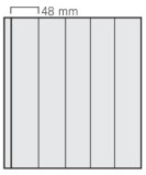 Set 5 folii transparente, Garant, cu 5 buzunare de 295 x 48 mm