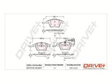 Dr!ve+ DP1010.10.0891 set placute frana,frana disc
