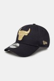New Era șapcă de baseball din bumbac culoarea albastru marin, cu imprimeu, 60595196