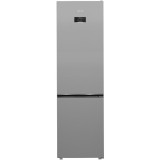 Combina frigorifica Arctic ARK60407E5NFS, 355 l, Clasa D, Full No Frost, AeroActive, Blue Tech, Garden Fresh, Safety Glass, H 203,5cm, Argintiu