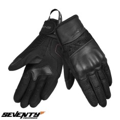 Manusi femei pentru scuter - motocicleta Urban vara Seventy model SD-C38 Icon culoare: negru &ndash; degete tactile XS (6 cm)