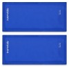 Set 2 Comprese de gel 28 x 13 cm pentru utilizare la cald/rece, Kwmobile, Albastru, Poliester, 41360
