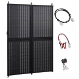 vidaXL &Icirc;ncărcător panou solar pliabil 100 W 12 V