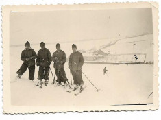 D1093 Militari romani schiuri Brasov 1944 perioada regalista foto