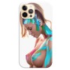 Husa compatibila cu Apple iPhone 14 Plus model Color Party, Silicon, TPU, Viceversa, Transparent, Carcasa