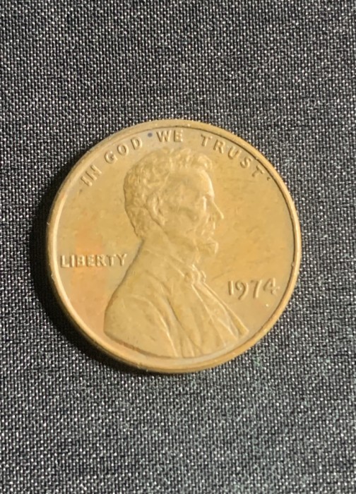Moneda One Cent 1974 USA