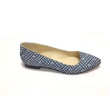 Balerini din piele Blue CoraN