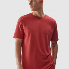 Tricou oversize din bumbac organic pentru bărbați - culoarea coral