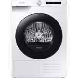Uscator de rufe Samsung DV80T5220AW/S6, Pompa de caldura, 8 kg, Clasa A+++, AI Control, Usa reversibila, OptimalDry, Alb