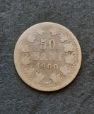 50 Bani Carol I 1900, Romania - Argint, KM# 23, 18.6 mm - Moneda Numismatica